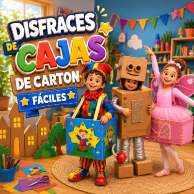 ideas de disfraces con cajas de carton