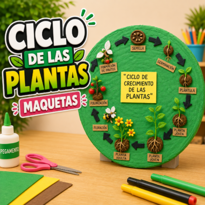 ideas de maquetas ciclo de una planta