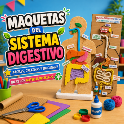 ideas de maquetas para el sistema digestivo